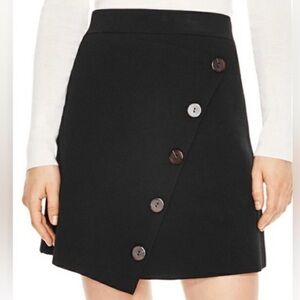 Sandro Paris faux wrap skirt s